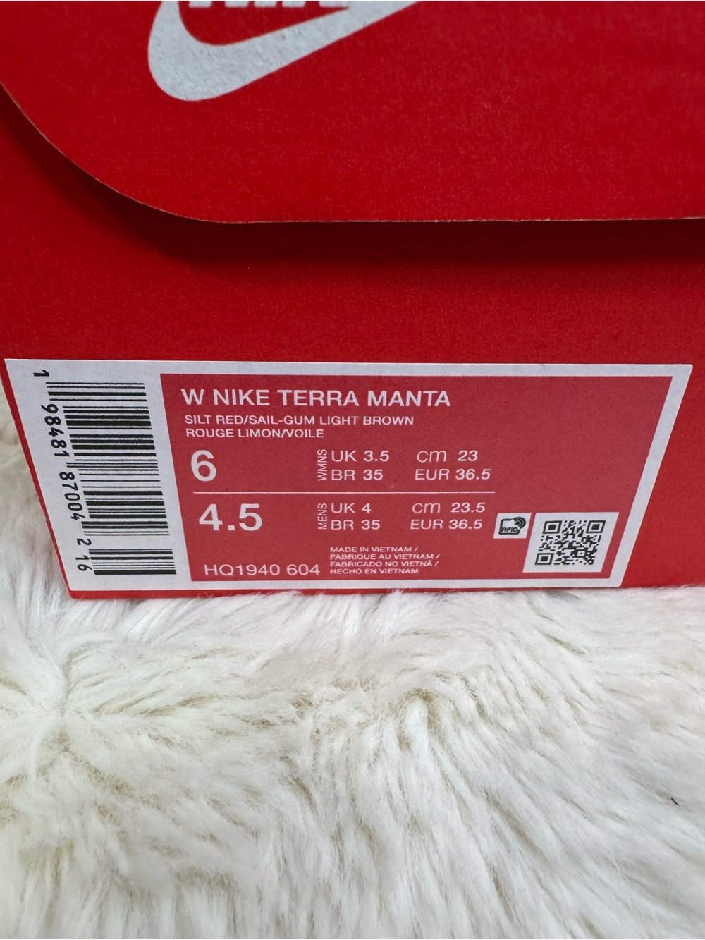 Women’s Nike Terra Manta 🌸 Size 6 - Picture 6 of 6